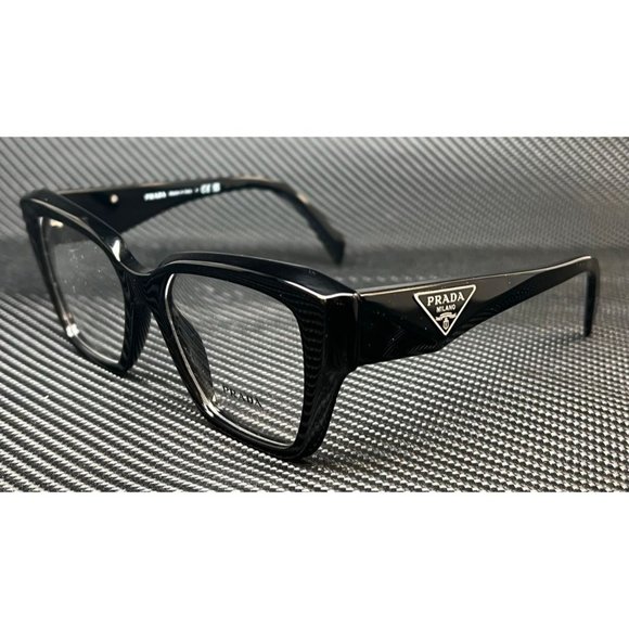 Prada Black Women's 51mm Eyeglasses - Picture 1 of 5